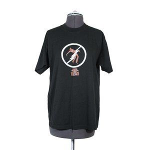 Hef-T by Tee Jays 80s 90s graphic print vintage single stitch US made‎ t-shirt L